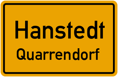 Straßenverzeichnis Hanstedt Quarrendorf