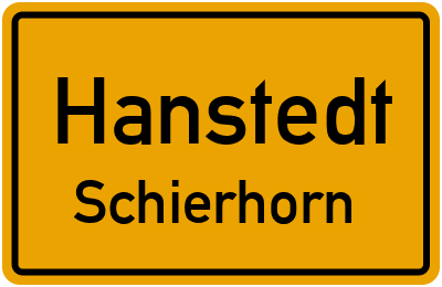 Straßenverzeichnis Hanstedt Schierhorn