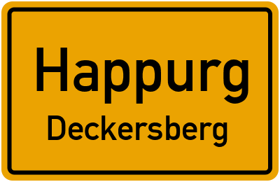 Straßenverzeichnis Happurg Deckersberg