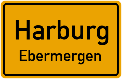 Straßenverzeichnis Harburg Ebermergen