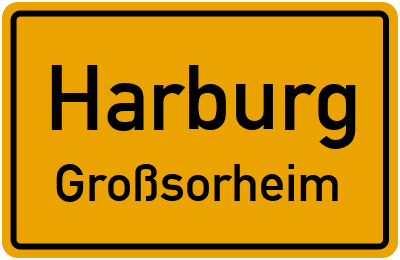 Straßenverzeichnis Harburg Großsorheim