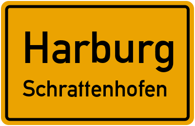 Straßenverzeichnis Harburg Schrattenhofen