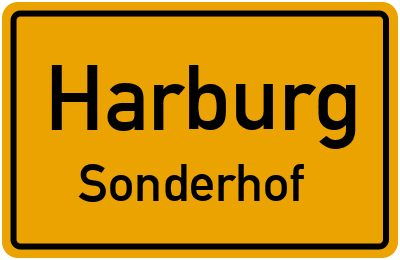 Straßenverzeichnis Harburg Sonderhof