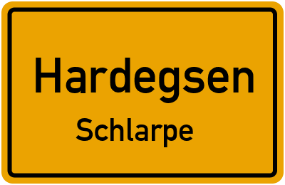 Straßenverzeichnis Hardegsen Schlarpe