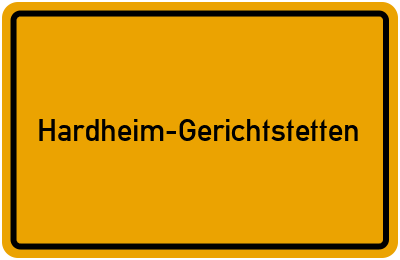 Branchenbuch Hardheim-Gerichtstetten, Baden-Württemberg
