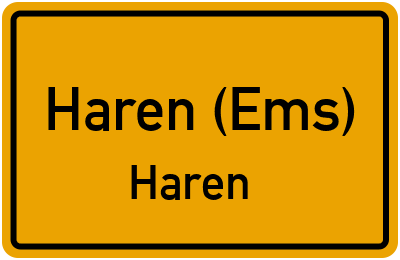Straßenverzeichnis Haren (Ems) Haren