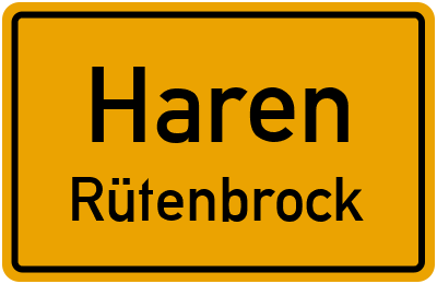 Straßenverzeichnis Haren Rütenbrock