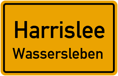 Straßenverzeichnis Harrislee Wassersleben