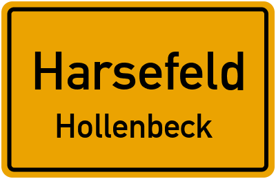 Straßenverzeichnis Harsefeld Hollenbeck