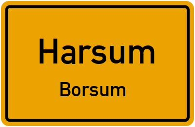 Straßenverzeichnis Harsum Borsum