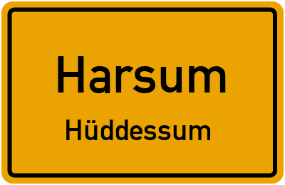 Straßenverzeichnis Harsum Hüddessum