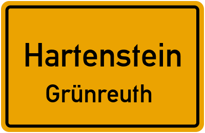 Straßenverzeichnis Hartenstein Grünreuth