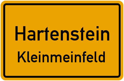 Straßenverzeichnis Hartenstein Kleinmeinfeld