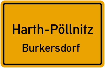 Straßenverzeichnis Harth-Pöllnitz Burkersdorf