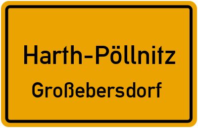 Straßenverzeichnis Harth-Pöllnitz Großebersdorf