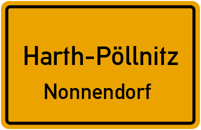 Straßenverzeichnis Harth-Pöllnitz Nonnendorf