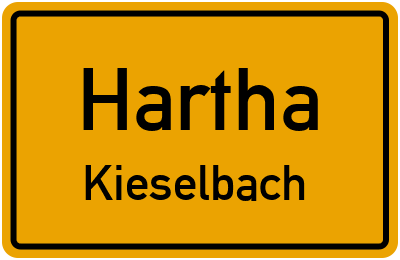 Straßenverzeichnis Hartha Kieselbach