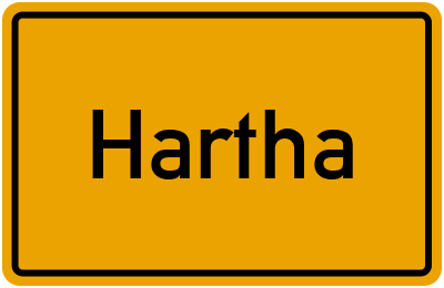 Branchenbuch Hartha, Sachsen