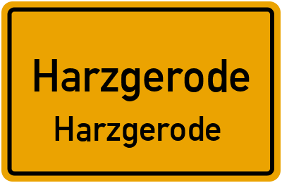 Straßenverzeichnis Harzgerode Harzgerode
