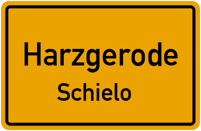 Straßenverzeichnis Harzgerode Schielo