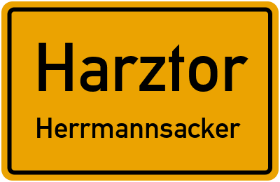 Straßenverzeichnis Harztor Herrmannsacker