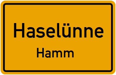 Straßenverzeichnis Haselünne Hamm