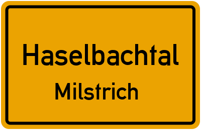 Straßenverzeichnis Haselbachtal Milstrich