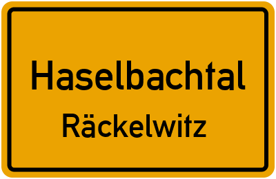 Straßenverzeichnis Haselbachtal Räckelwitz