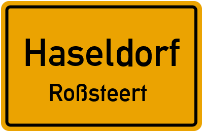 Straßenverzeichnis Haseldorf Roßsteert