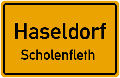 Straßenverzeichnis Haseldorf Scholenfleth