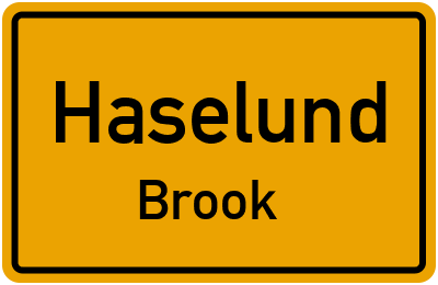 Straßenverzeichnis Haselund Brook