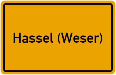 Hassel (Weser) in Niedersachsen