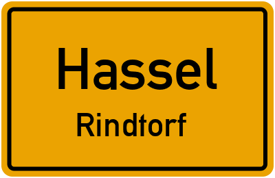 Straßenverzeichnis Hassel Rindtorf