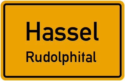 Straßenverzeichnis Hassel Rudolphital