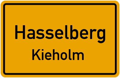 Straßenverzeichnis Hasselberg Kieholm