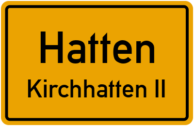 Straßenverzeichnis Hatten Kirchhatten II