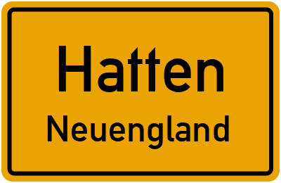 Straßenverzeichnis Hatten Neuengland