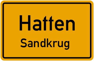 Straßenverzeichnis Hatten Sandkrug