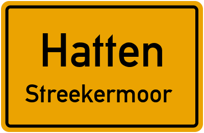 Straßenverzeichnis Hatten Streekermoor