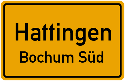 Straßenverzeichnis Hattingen Bochum Süd
