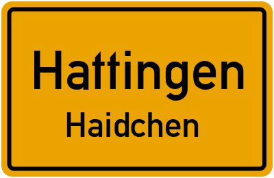 Straßenverzeichnis Hattingen Haidchen