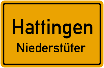 Straßenverzeichnis Hattingen Niederstüter