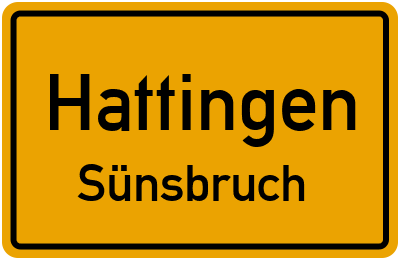 Straßenverzeichnis Hattingen Sünsbruch