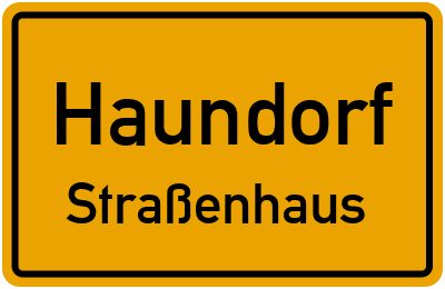 Straßenverzeichnis Haundorf Straßenhaus