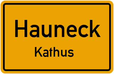 Straßenverzeichnis Hauneck Kathus