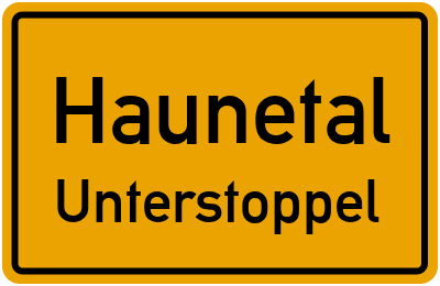 Straßenverzeichnis Haunetal Unterstoppel