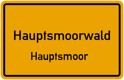 Straßenverzeichnis Hauptsmoorwald Hauptsmoor
