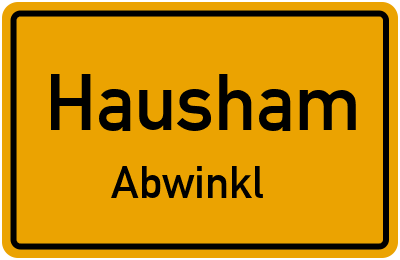 Straßenverzeichnis Hausham Abwinkl