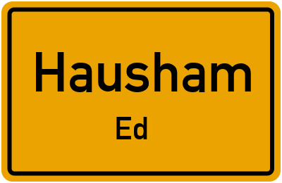 Straßenverzeichnis Hausham Ed