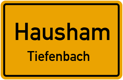 Straßenverzeichnis Hausham Tiefenbach